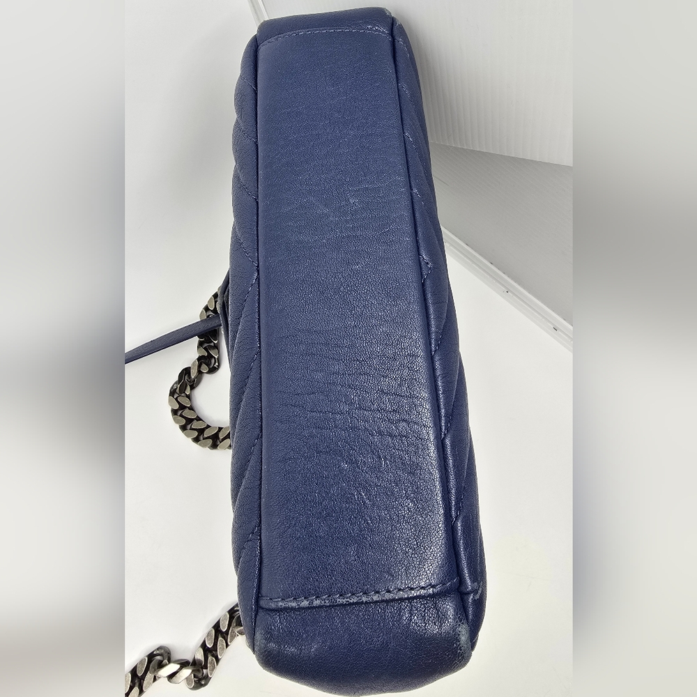 YSL College Medium Chevron Quilted Crossbody Bag - Picture 10 of 16